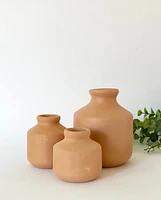 Kos Terracotta Bottle Vases