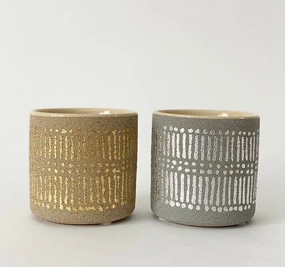 Metallic Mini Pots