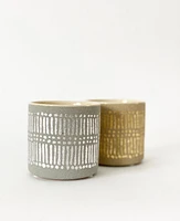 Metallic Mini Pots