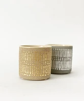 Metallic Mini Pots