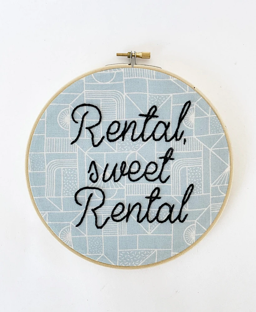 Rental Sweet Embroidery Hoop