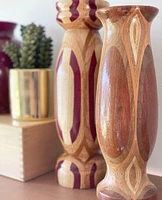 Wooden Vases