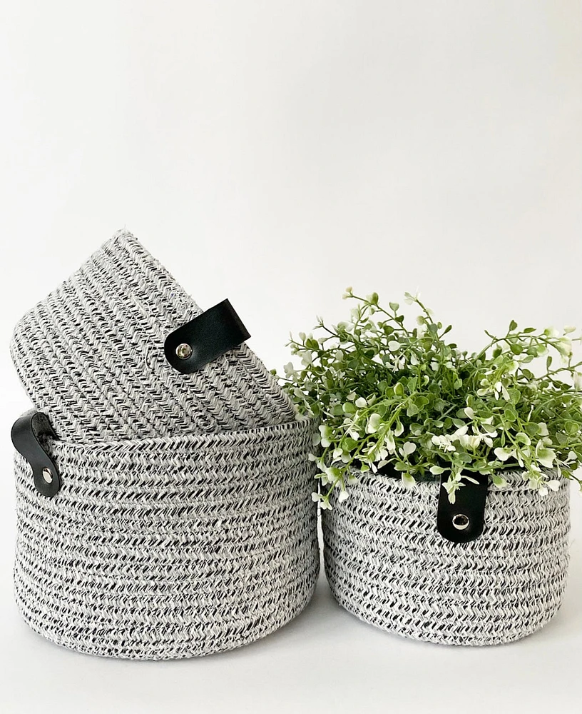 Heather Jute Storage Baskets