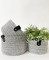 Heather Jute Storage Baskets