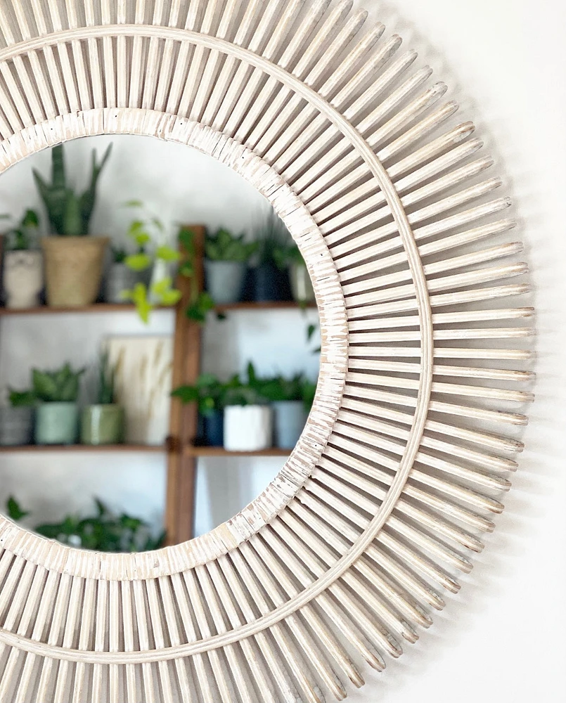 Seaford Bamboo Mirror