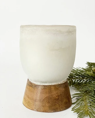 White Orchid Cape Candle