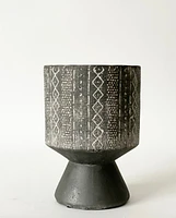 Etched David Pot