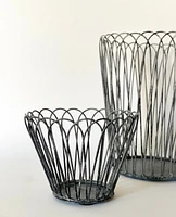 Iron Basket Planters