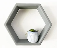 Hexagon Wall Shelves