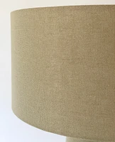 Olive Linen Table Lamp