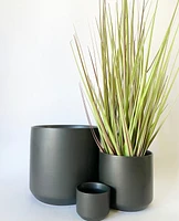 Faux Potted Grass -Two Toned