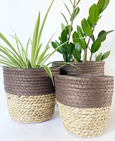 Natural Grass Lined Baskets