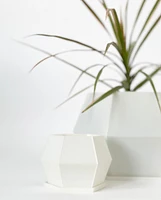 Sijo Plant Pots -Pearl White