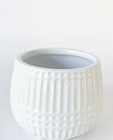 Aurora Ribbed Plant Pot