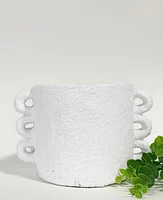 Cleo Plant Pot -White