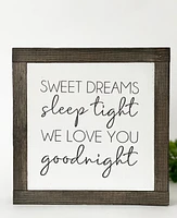 "Sweet Dreams" Chalked Sign