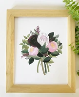 Kristen Aleida Protea Bouquet Art Print