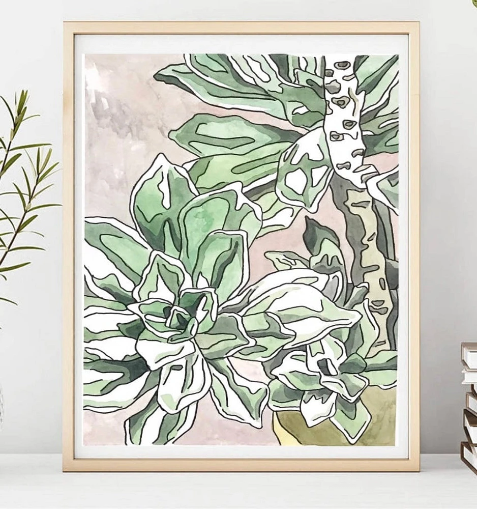 Houseplant Art Print