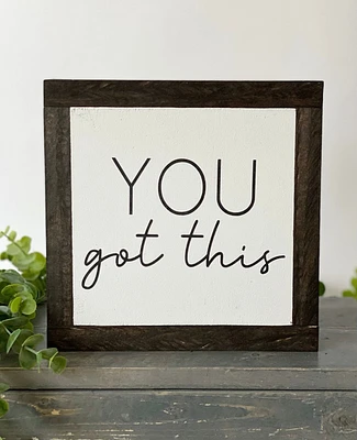 "You Got This" Chalked Signs