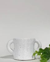 Cleo Plant Pot -White