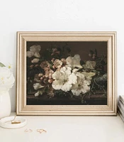 Moody Floral Art Print