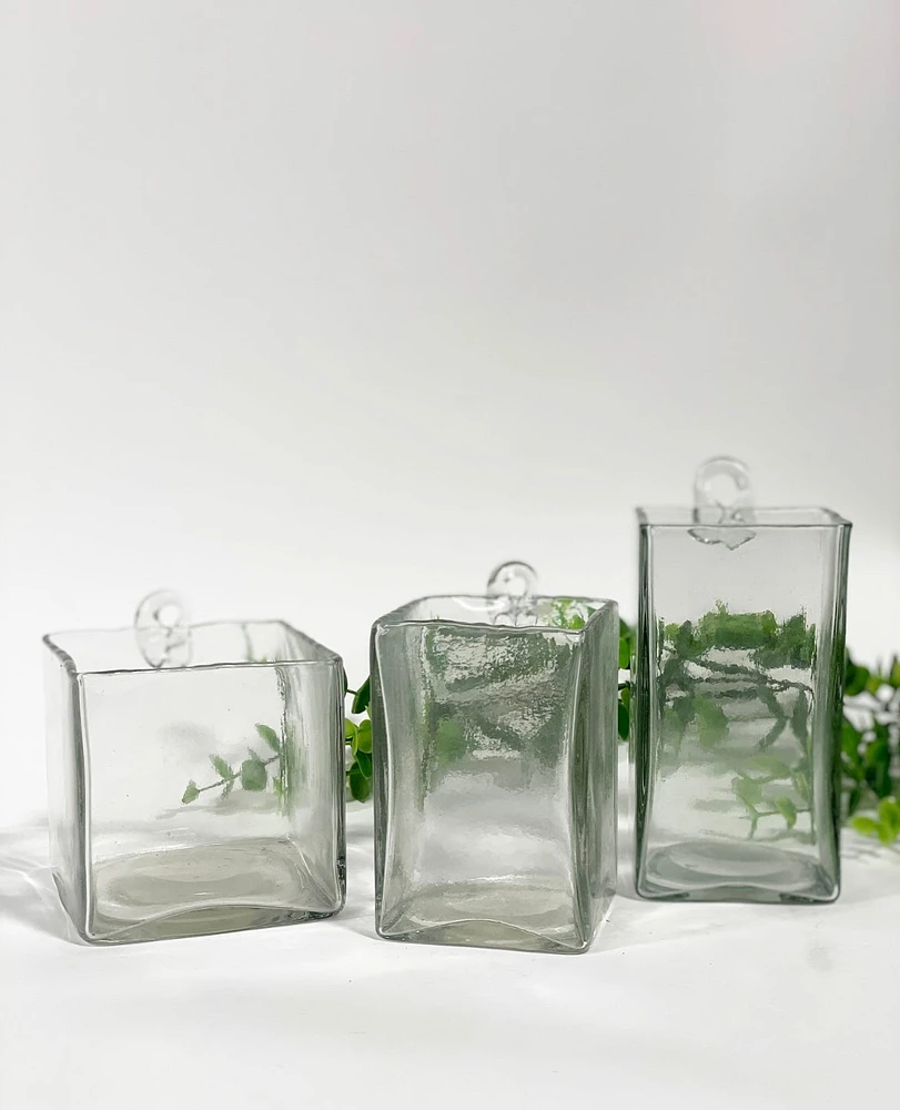 Karma Glass Wall Planters