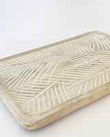 Carved Fern Tray