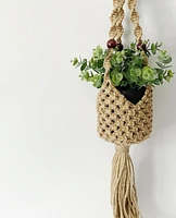 Lori Beaded Macrame -Natural