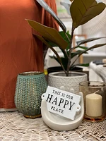 Happy Place Wall Plaque