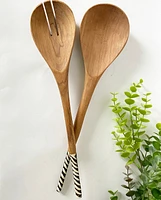 Handcrafted Salad Server Sets