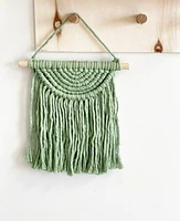 Lunar Macrame Art Pieces