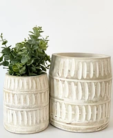 S/2 Oslo Decor Pots