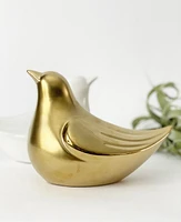 Gloss Winged Bird Sculpure