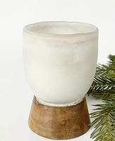 White Orchid Cape Candle