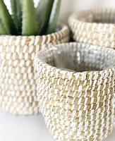 Tejida Basket Planter