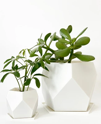 Sijo Plant Pots -Pearl White