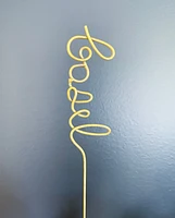 Gold Wire Herb Markers S/5