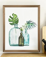 Bottled Leaves Art Print