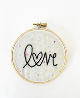 Love Embroidery Hoop