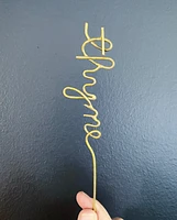 Gold Wire Herb Markers S/5