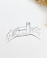 Hilltop Castle Art Print