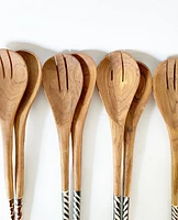 Handcrafted Salad Server Sets