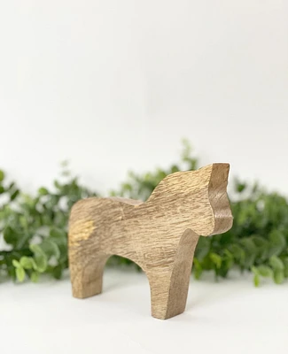 Natural Wooden Horse