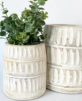 S/2 Oslo Decor Pots