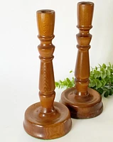 Wooden Taper Candle Stick Sets