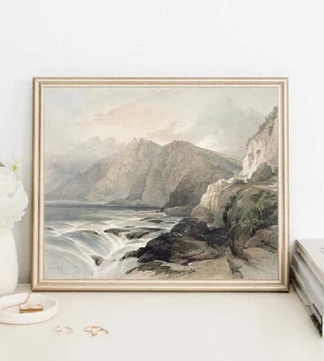 Cliffside Art Print