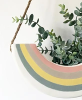 Rainbow Hanging Planter