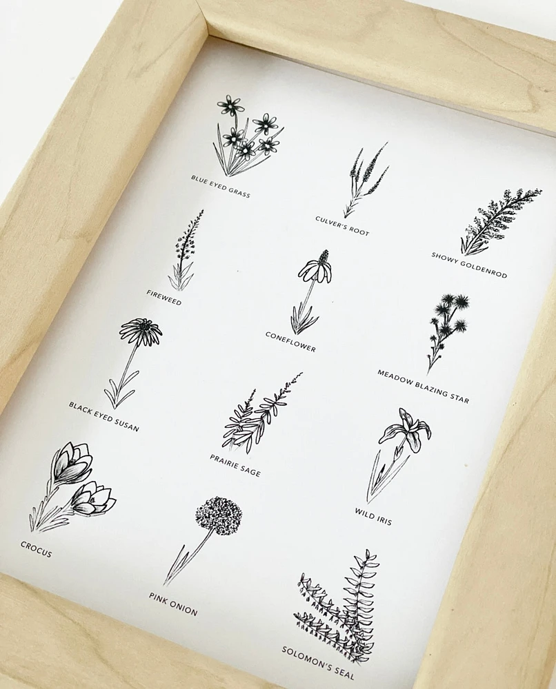 Wild Prairie Flowers Art Print