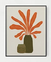 Orange Plant Art Print