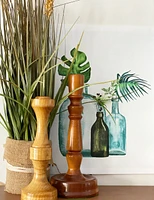 Wooden Taper Candle Stick Sets